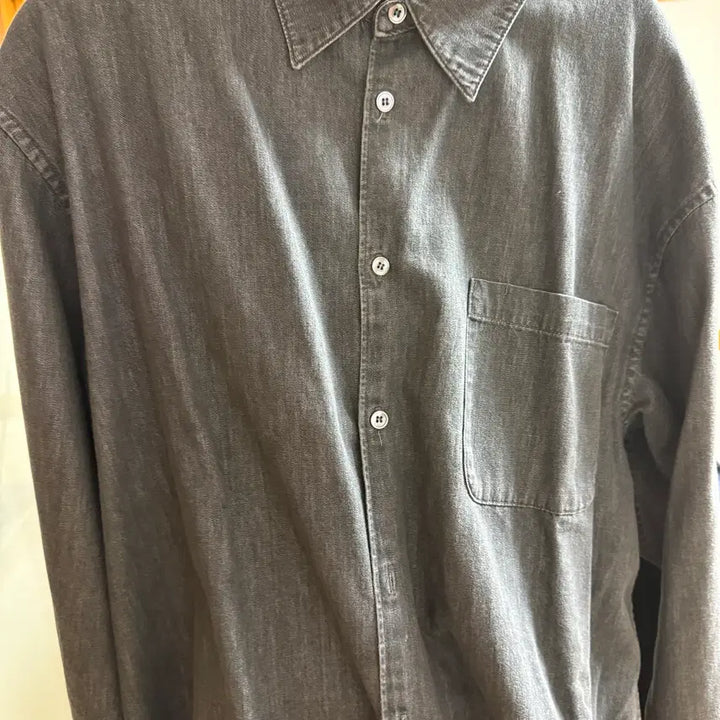 [BUNJANG] M My Library Pure Denim Shirt - Mid Gray / [M]마이라이브러리 Pure Denim Shirt - Mid Gray