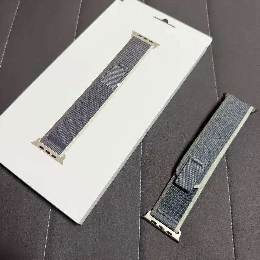 [BUNJANG] Apple Watch Trail Loop Green/Grey (M/L) / 애플워치 트레일루프 그린 그레이 색상 M/L 사이즈