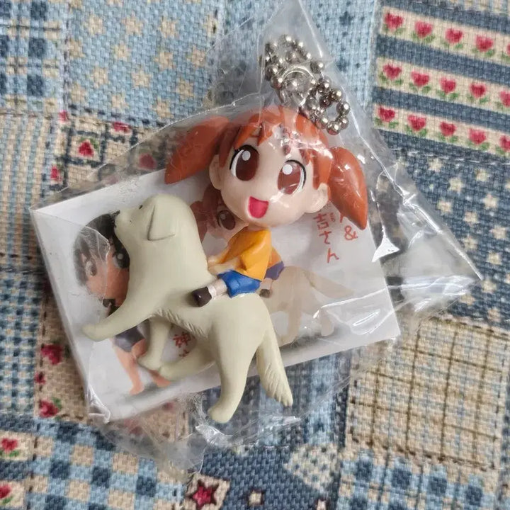 [BUNJANG] Azumanga Daioh Chiyo &amp; Dog Keychain / 급전 ㅠ 아즈망가대왕 치요 + 강아지 키링