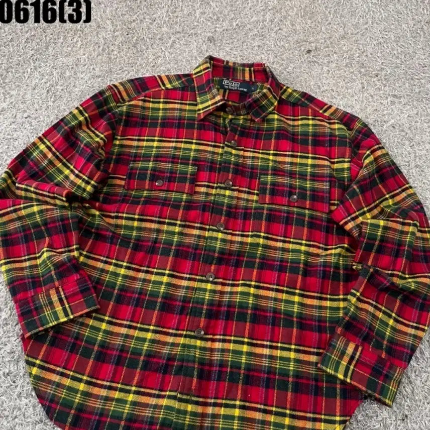 [BUNJANG] Polo Ralph Lauren Checkered Shirt / 폴로 랄프로렌 체크 남방 셔츠l 0616
