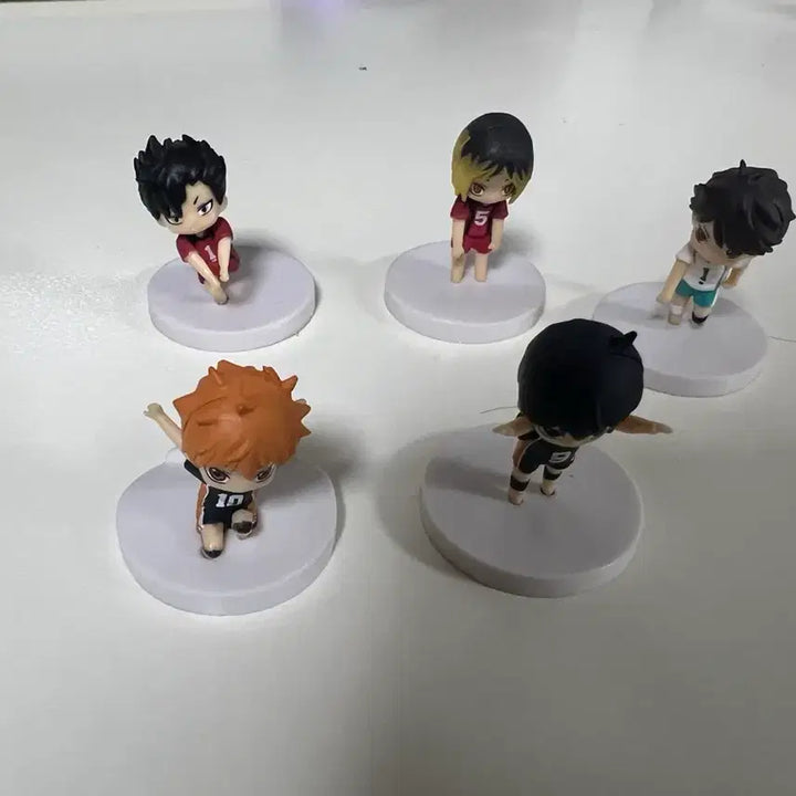 [BUNJANG] Haikyuu!! Desktop Figures Bundle Set (5 types) / 하이큐 데스크탑 피규어 5종 일괄