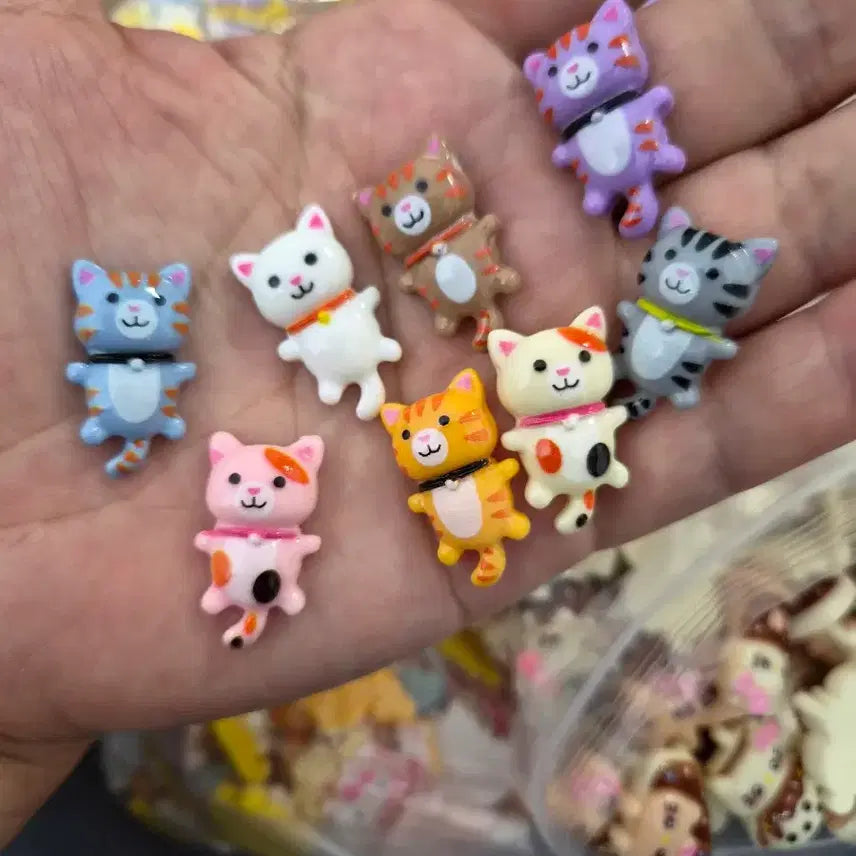 [BUNJANG] Cat Deco Den Parts Set (10 pcs) / 신상 고양이  데코덴 파츠  탑꾸재료 10개당 랜덤
