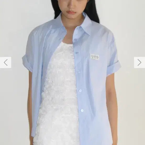 [BUNJANG] SINOON Half Sleeve Cotton Shirt - Small / <새상품> 시눈 하프 슬리브 코튼 셔츠 판매합니다 스몰