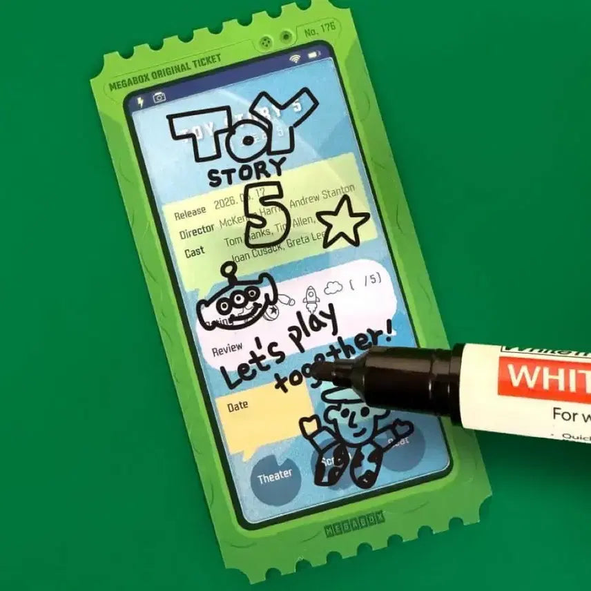 [BUNJANG] Toy Story 5 Megabox Original Ticket / 토이 스토리 5 메가박스 오리지널 티켓 6.23.수령 당일접수