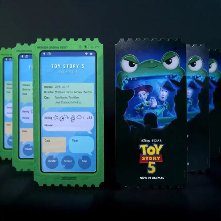 [BUNJANG] Toy Story 5 Megabox Original Ticket / 토이 스토리 5 메가박스 오리지널 티켓 6.23.수령 당일접수