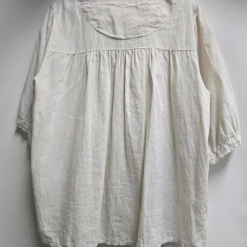 [BUNJANG] Linen Lace Blouse (L) / 린넨 레이스 블라우스 (L)