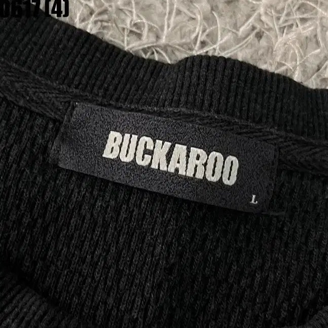 [BUNJANG] Buckaroo Sweatshirt Black L / 버커루 맨투맨 블랙 L 0617