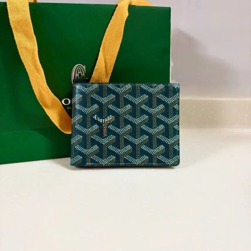 [SOLD OUT] [정품] 고야드 빅투아르 반지갑 그린