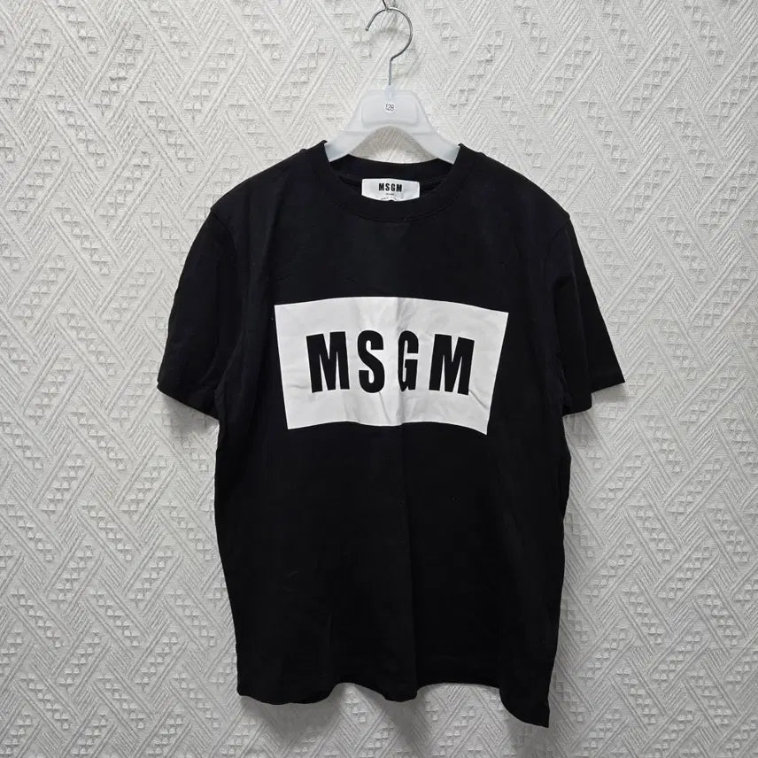 [BUNJANG] MSGM Logo Print T-Shirt (Unisex, Size L) / 타128 MSGM 로고 공용 프린트 반팔티 L