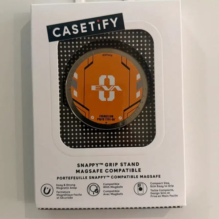 [BUNJANG] Casetify Evangelion GripTok Stand / 케이스티파이 에반게리온 그립톡 스탠드 새상품