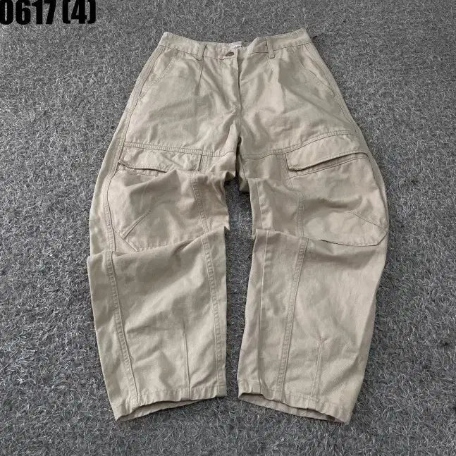 [BUNJANG] KALIEDDIE Beige Cargo Pants Size S / KALIEDDIE 베이지색 카고 바지 S 0517