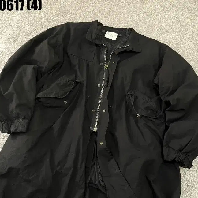 [BUNJANG] BECOME Black Field Jacket / BECOME 블랙 야상 사파리 점퍼 0617
