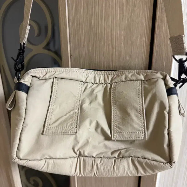 [BUNJANG] Porter Shoulder Bag Beige Nylon / 포터 숄더백 베이지