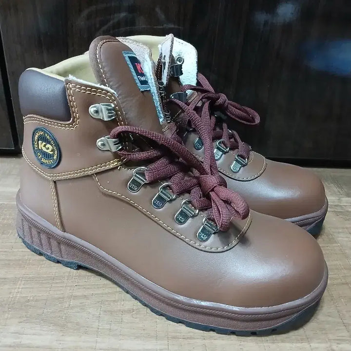[BUNJANG] K2 Brown Safety Boots (255mm) - New / K2 안전화 브라운 색상 255 새상품
