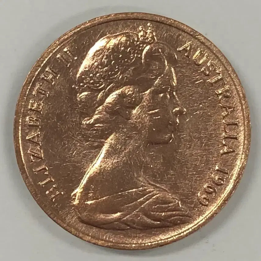 [BUNJANG] 1969 Australian 1 Cent Coin / 1969년 호주 1센트 동전 S3988