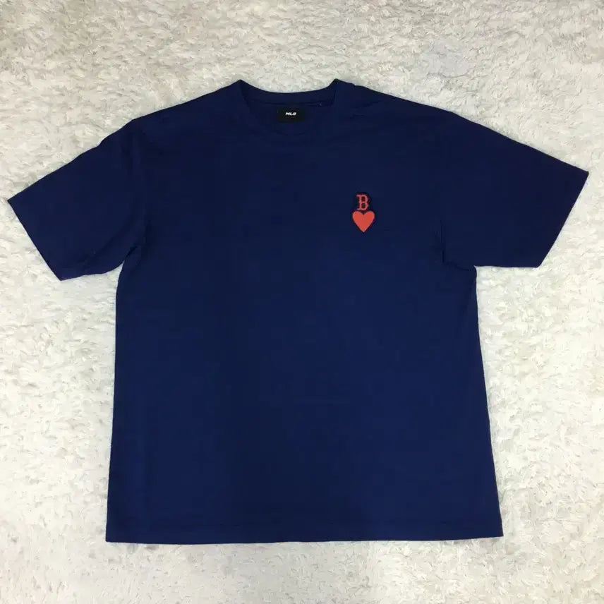 [BUNJANG] MLB Small Heart Short Sleeve T-Shirt / MLB 스몰하트 반팔티 만원샵 FF17