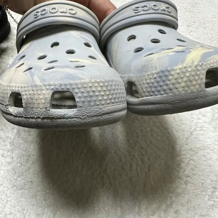 [BUNJANG] Crocs Classic Marbled Slides / 크록스 클래식 마블 슬리퍼 190