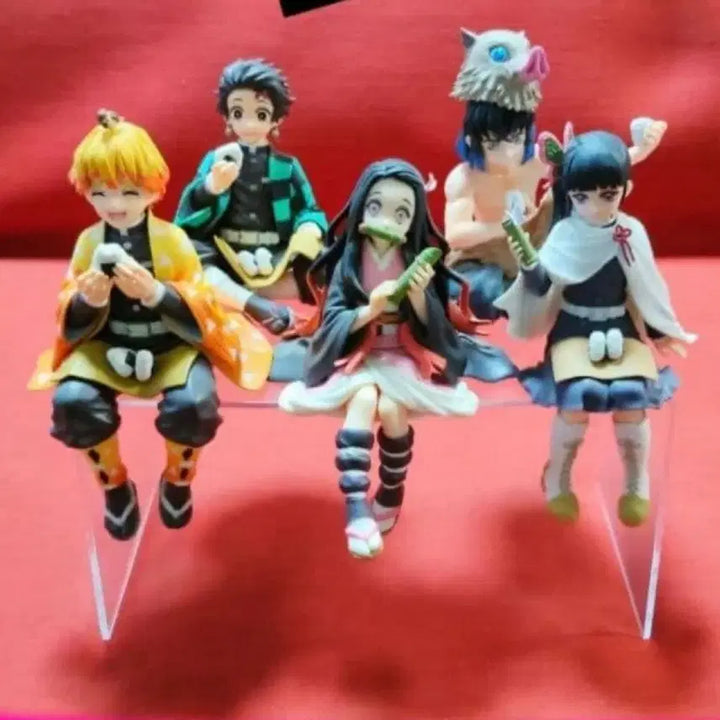 [BUNJANG] Demon Slayer Sega Chokonose 5-Figure Set / 귀칼 세가 초코노세 주먹밥 피규어 5종