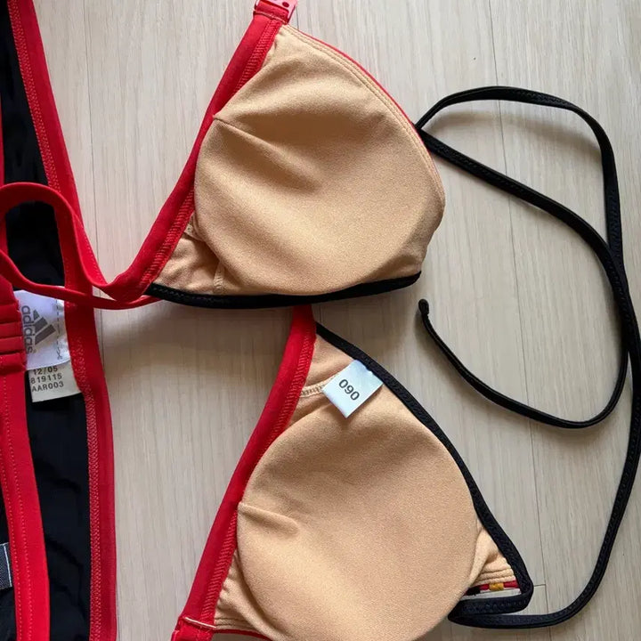 [BUNJANG] Adidas Swimwear Bikini Set Red / 아디다스 수영복 비키니 세트