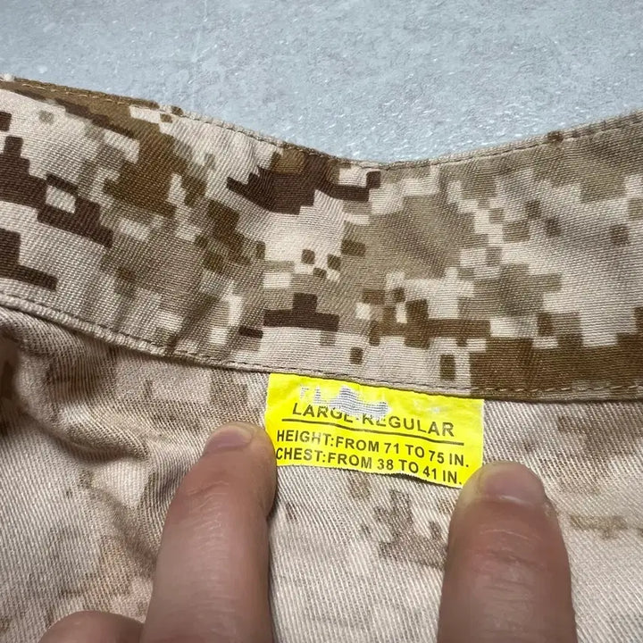 [BUNJANG] US Army Desert Digital Combat Uniform Jacket Large Regular / [L] 미군 사막 디지털 컴뱃 유니폼 자켓