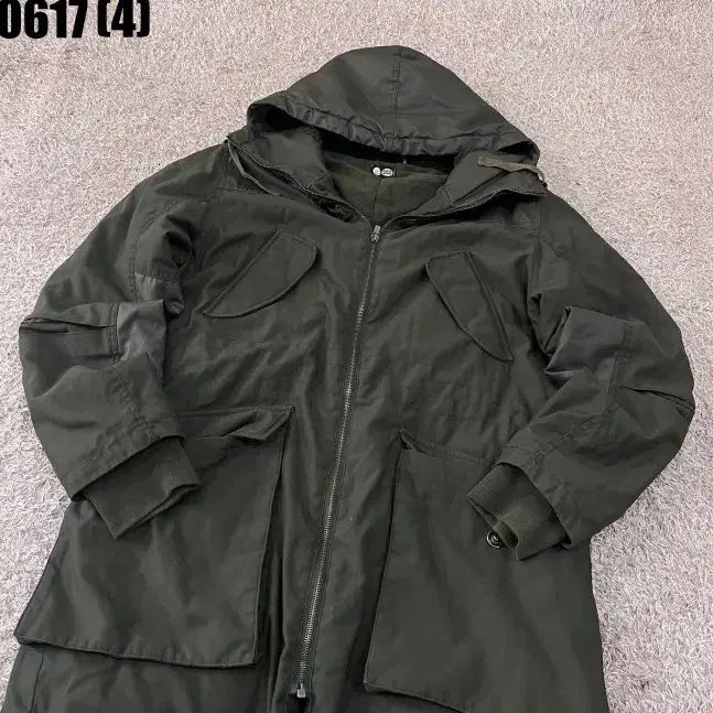 [BUNJANG] Cheap Monday Khaki Hooded Parka / 칩먼데이 카키색 후드 파카 0617