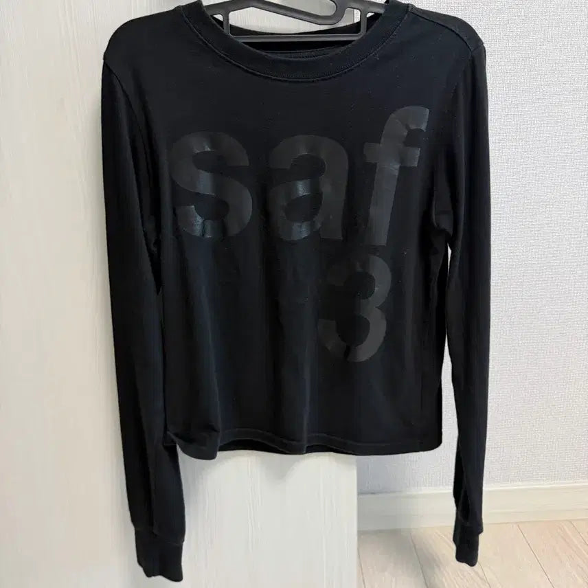 [BUNJANG] Safarisport Long Sleeve Black Size 2 / 사파리스팟 롱슬리브 1/2 2사이즈 블랙