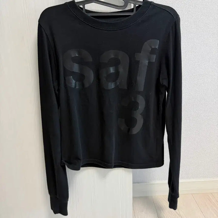 [BUNJANG] Safarisport Long Sleeve Black Size 2 / 사파리스팟 롱슬리브 1/2 2사이즈 블랙