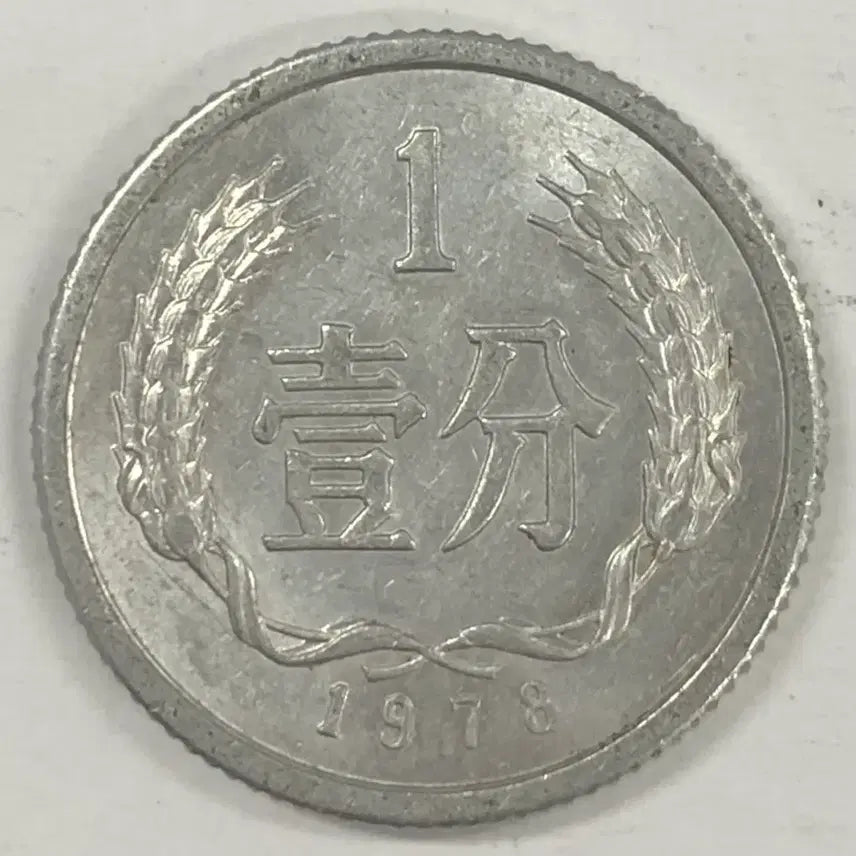 [BUNJANG] 1978 China 1 Fen Coin / 1978년 중국 1분 동전 S3998