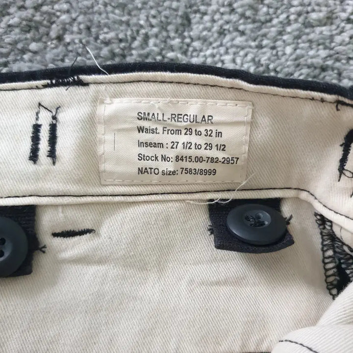 [BUNJANG] US Military M-65 Field Black Pants / 미군 M-65 필드 블랙 팬츠