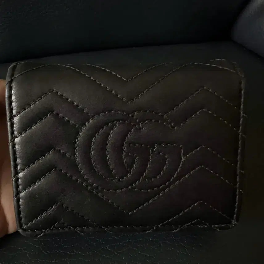 [BUNJANG] Gucci Marmont Wallet Black / 구찌 마몽 지갑