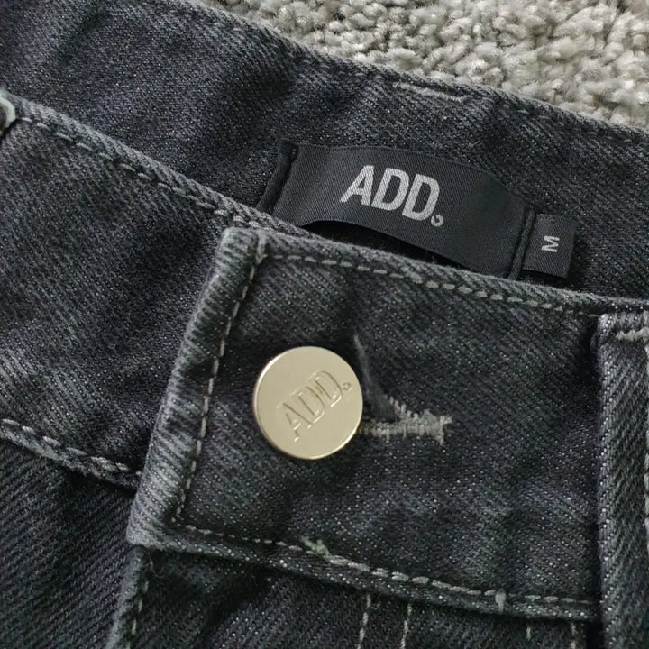 [BUNJANG] UMO APPAREL Black Washed Denim Wide Fit Panel Pants / ADD 패널 데님 팬츠
