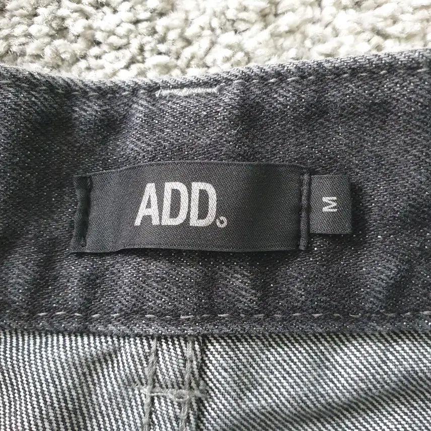 [BUNJANG] UMO APPAREL Black Washed Denim Wide Fit Panel Pants / ADD 패널 데님 팬츠