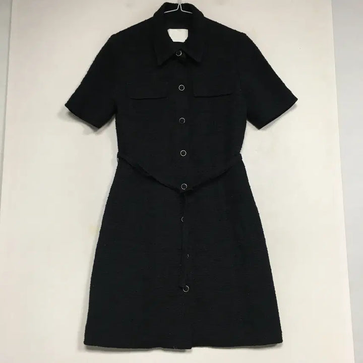 [BUNJANG] Frontrow Belted Tweed Dress S / 프론트로우 벨티드 트위드 원피스 S