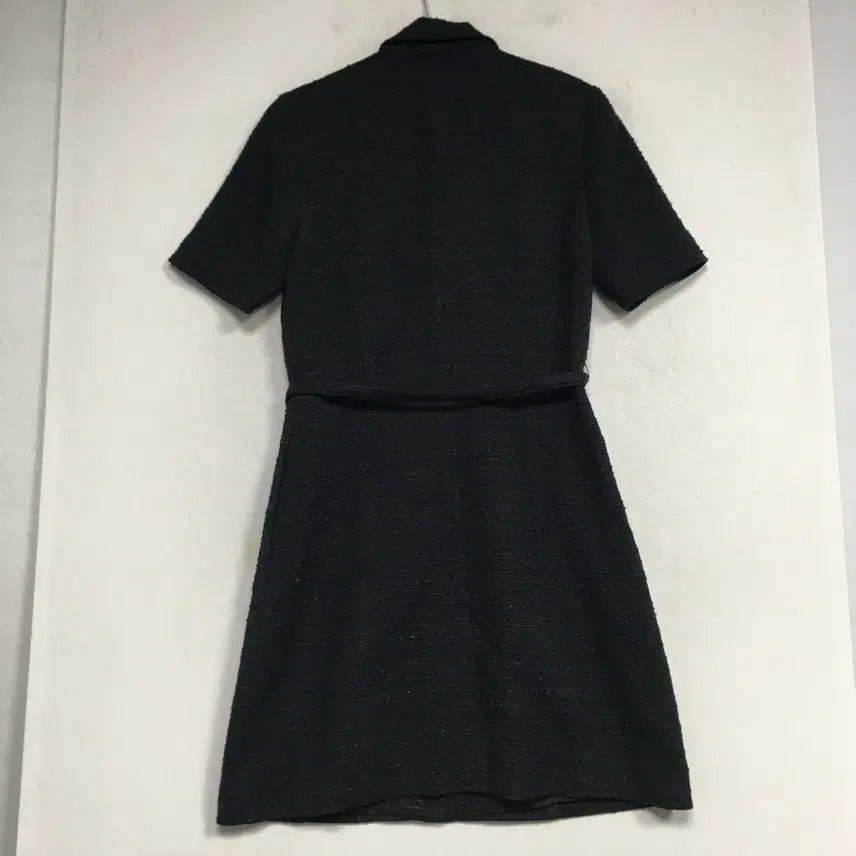 [BUNJANG] Frontrow Belted Tweed Dress S / 프론트로우 벨티드 트위드 원피스 S