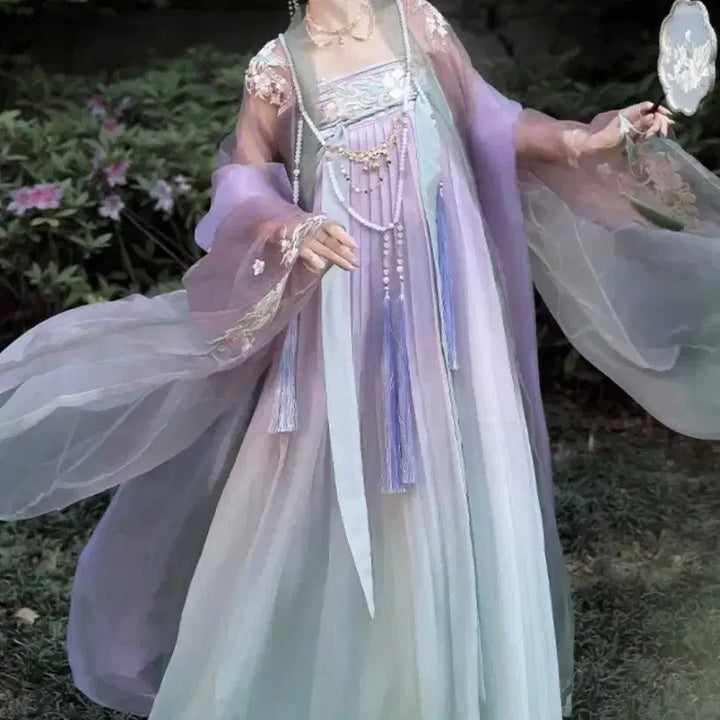 [BUNJANG] Hanfu Freesize Costume (Classic, Chinese Style, Fairy Dress, Cosplay) / [판매/신품] 한푸 프리사이즈 (고전,중국풍,선녀옷,코스프레)