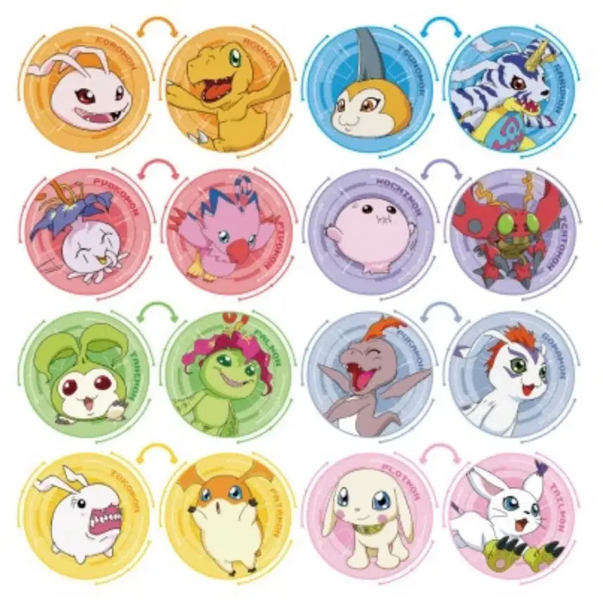 [BUNJANG] Digimon Lenticular Badge / 디지몬 켄티큘러 뱃지 공구 (피요,쉬라)