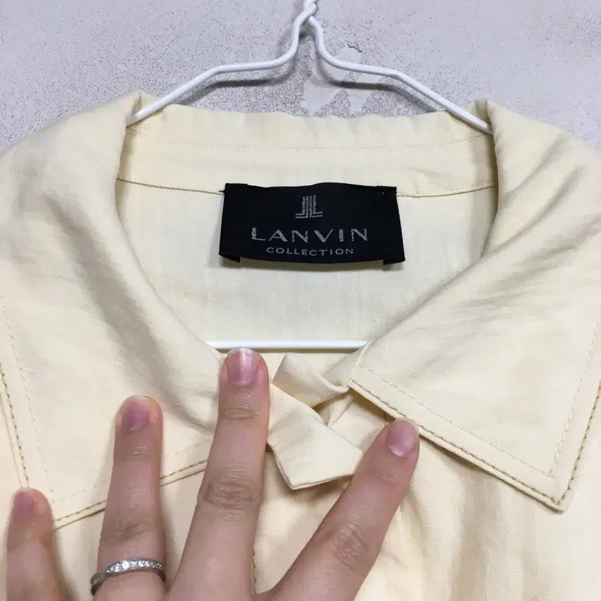 [BUNJANG] Lanvin Linen Blouse Jacket Size 55 / 랑방 린넨 블라우스 자켓 55