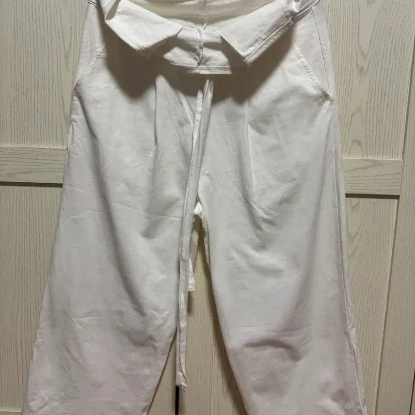[BUNJANG] Boodimudra Folding Pants White XS / 부디무드라 폴딩 팬츠 화이트 xs