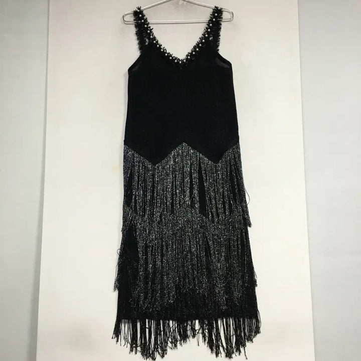 [BUNJANG] OZWEEKOO Crystal Sleeveless Dress / 오즈세컨 크리스탈 슬리브리스 원피스 55