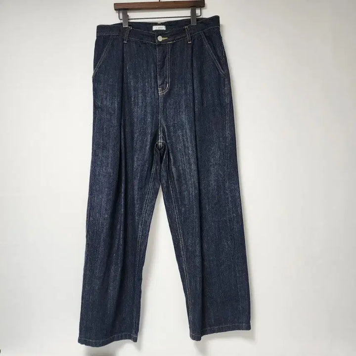 [BUNJANG] D_green Wide Denim Pants / D_green 청바지 와이드 팬츠