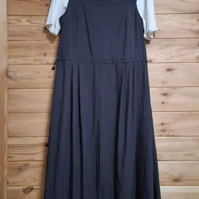 [BUNJANG] Studio LAP Long Crisp Cotton Dress - Deep Charcoal / studio LAP 바스락 롱원피스