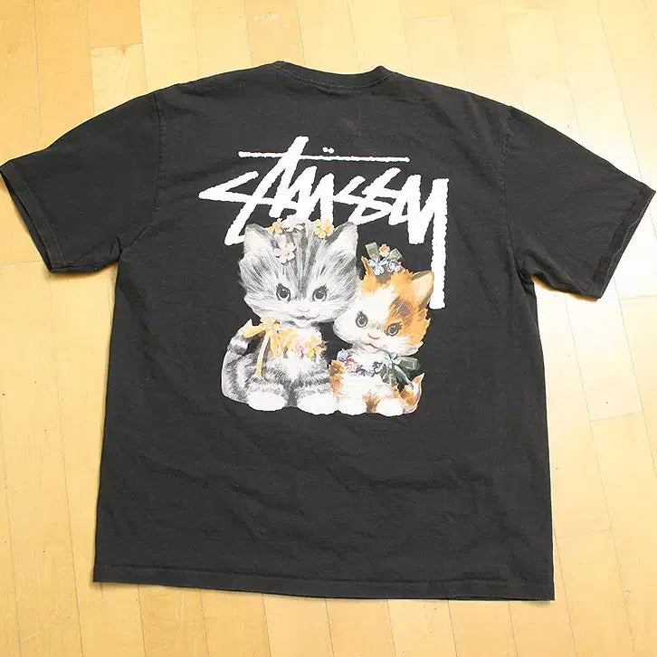 [BUNJANG] Stussy Round T-Shirt / 스투시 라운드 반팔티 /TSS_3737