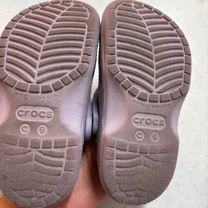[BUNJANG] Crocs Kids Sandals Set Lavender/White C9 / 크록스 아동 샌들 라벤더/화이트 C9 2세트