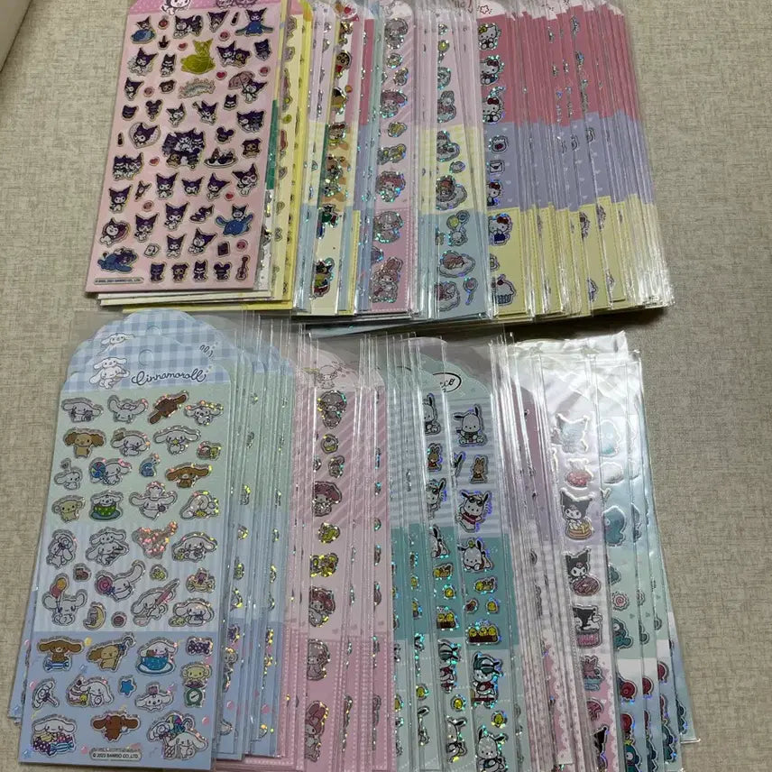 [BUNJANG] Sanrio Characters Sheet Stickers / 산리오 캐릭터 스티커