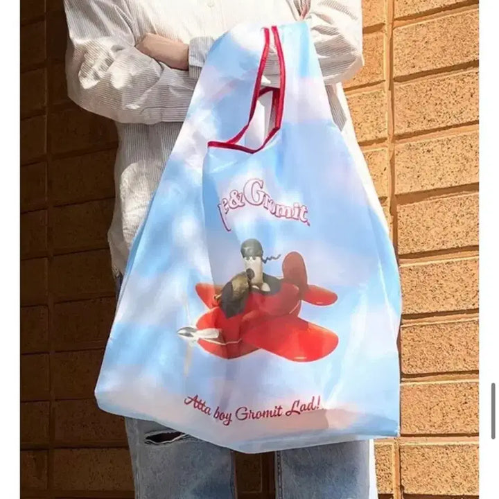[BUNJANG] Wallace &amp; Gromit Market Bag / (새상품)월레스와 그로밋 마켓백