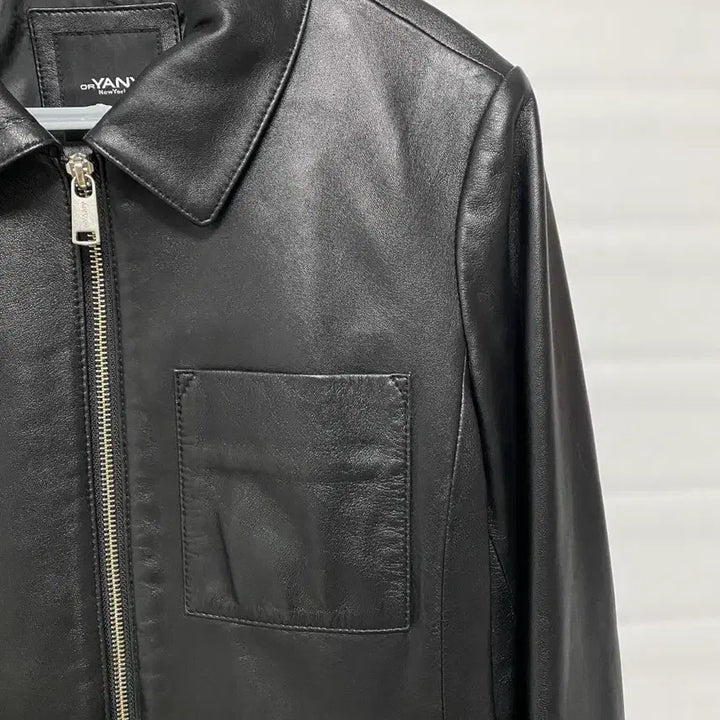 [BUNJANG] ORYANY New York Genuine Leather Jacket / ORYANY 오야니 뉴욕 천연가죽 자켓 55~66