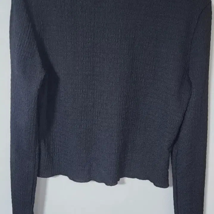 [BUNJANG] Cider Yoona Black Cropped Shirt (L) / 샵 CIDER 윤아 크롭 블랙 셔츠 L