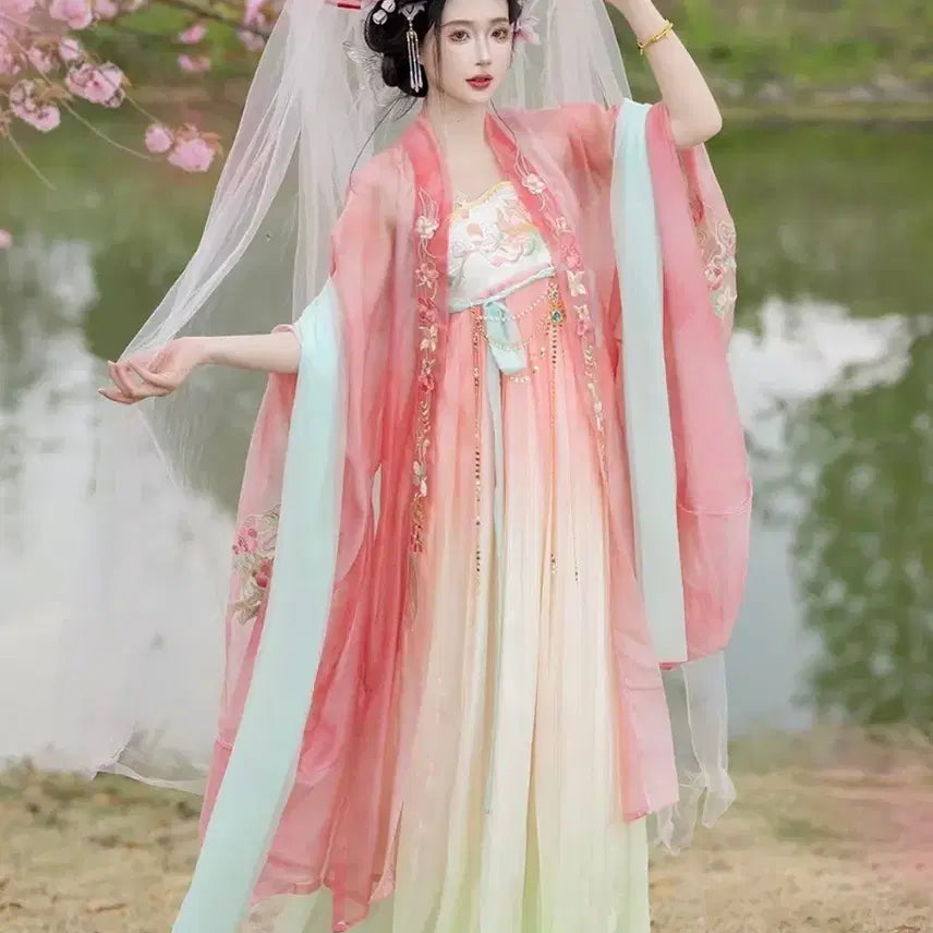 [BUNJANG] Hanfu Freesize Chinese Traditional Costume / [판매/신품] 한푸 프리사이즈 (고전,중국풍,선녀옷,코스프레)