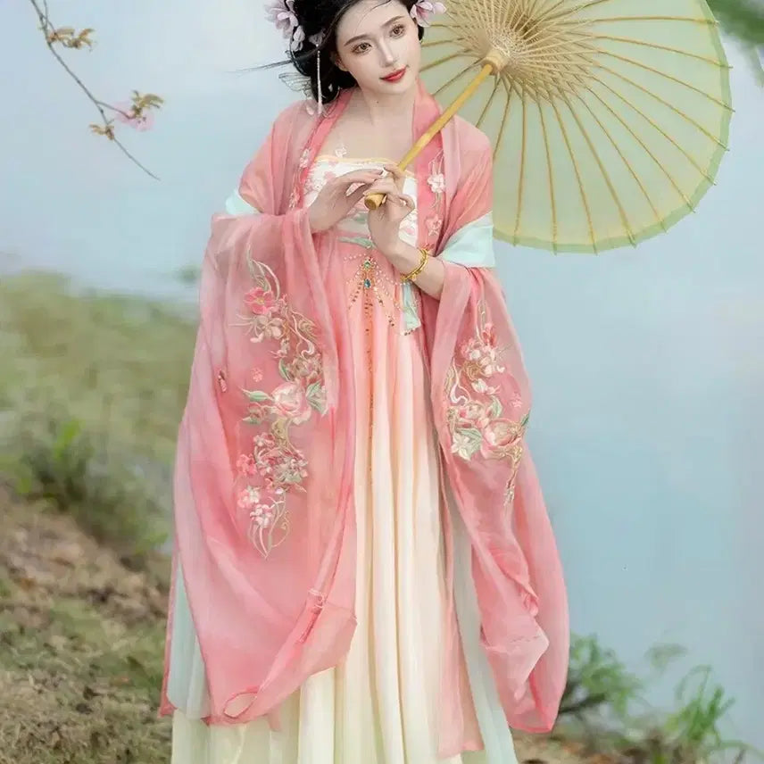 [BUNJANG] Hanfu Freesize Chinese Traditional Costume / [판매/신품] 한푸 프리사이즈 (고전,중국풍,선녀옷,코스프레)