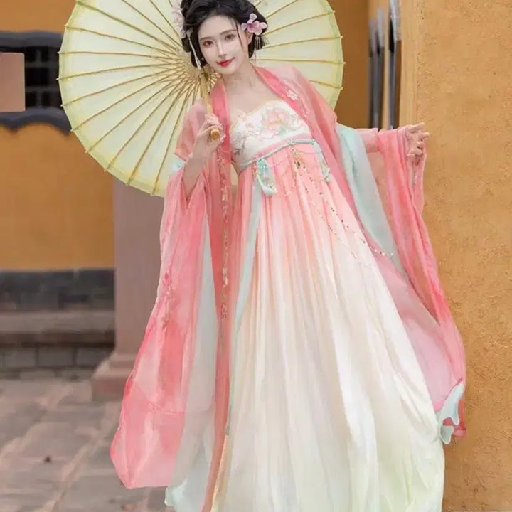 [BUNJANG] Hanfu Freesize Chinese Traditional Costume / [판매/신품] 한푸 프리사이즈 (고전,중국풍,선녀옷,코스프레)